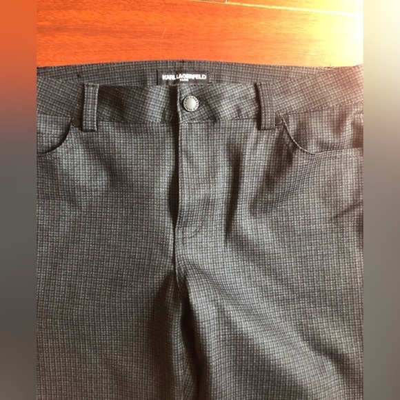 Karl Lagerfeld Paris Checkered Ankle Pants size 8 - Picture 15 of 15
